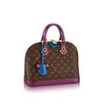 Louis Vuitton Magenta Monogram Totem Alma PM Bag