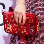 Marc Jacobs Red Embellished Flap Bag - Spring 2016