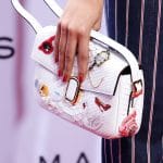 Marc Jacobs White Embellished Python Flap Bag - Spring 2016