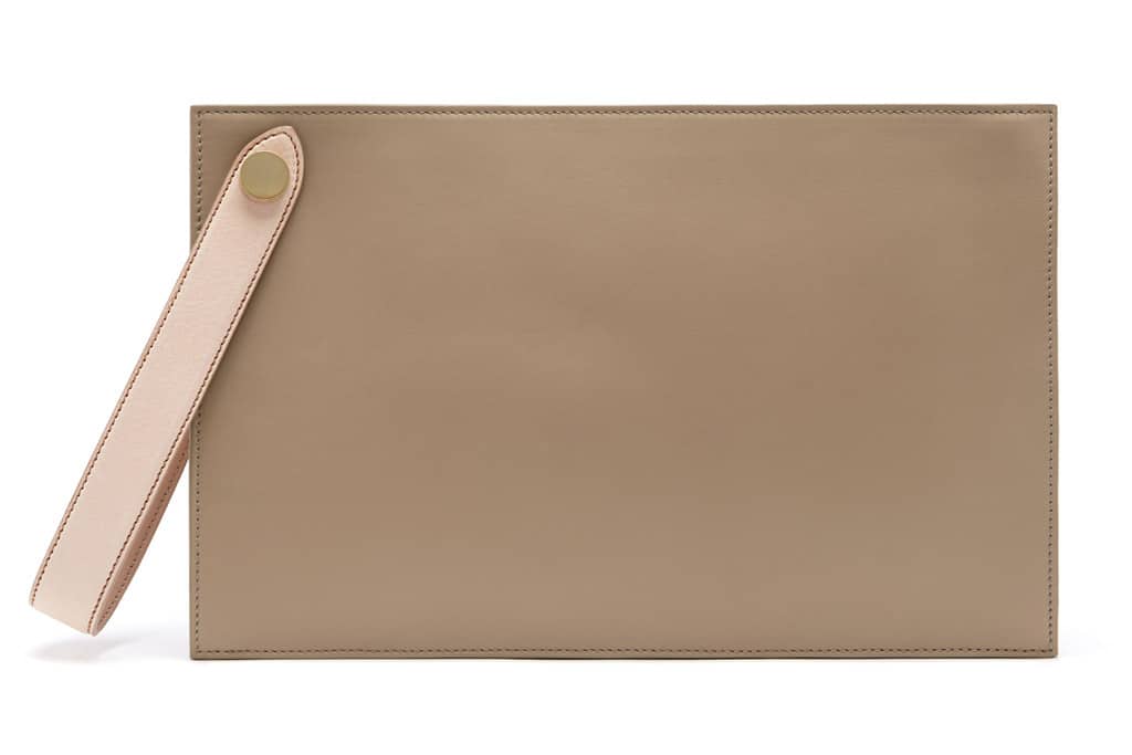 Mulberry Beige/Pink Clutch Bag