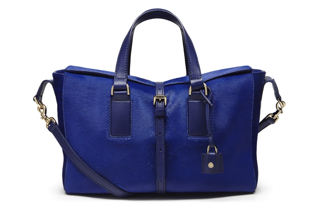 Mulberry Blue Calf Hair Roxette Bag