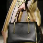 Prada Black/Yellow Top Handle Bag - Spring 2016