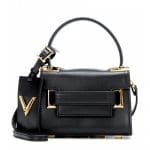 Valentino Black My Rockstud Top Handle Mini Bag