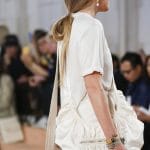 Balenciaga Off White Satin Crossbody Bag - Spring 2016