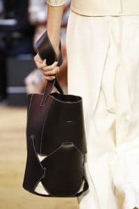 Celine Black Leather Patchwork Tote Bag 2 - Spring 2016