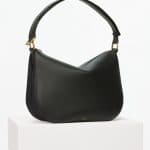 Celine Black Smooth Calfskin Medium Saddle Bag