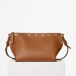 Celine Tan Natural Calfskin Medium Studded Sailor Bag