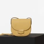 Celine Vanilla Baby Grained Calfskin Small Trotteur Bag