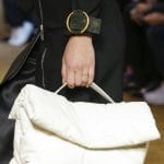Celine White Puffer Top Handle Bag - Spring 2016
