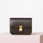 Celine Wood Classic Box Medium Bag