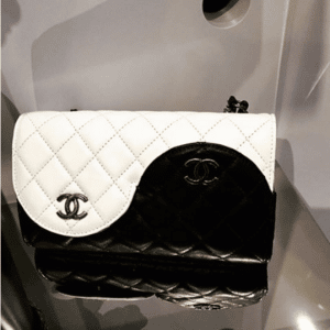 Chanel Black/White Quilted Flap Bag - Cruise 2016