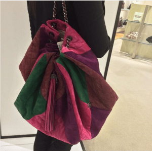 Chanel Multicolor Drawstring Backpack Bag - Cruise 2016
