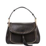 Chloe Black Studded Hudson Double-Carry Bag