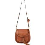 Chloe Caramel Studded Hudson Small Bag