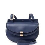 Chloe Navy Georgia Mini Crossbody Bag