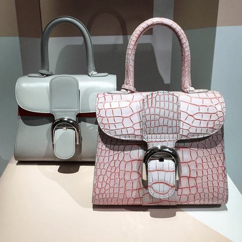 Delvaux Mint Green / Pink Crocodile Delvaux Mini Bags - Spring 2016