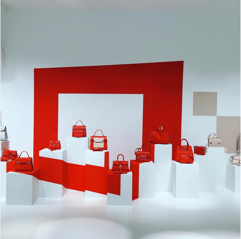 Delvaux Red and Beige Bags - Spring 2016
