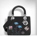 Dior Black Paradise Lady Dior Bag