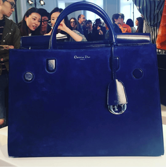 Dior Blue Diorever Tote Bag - Spring 2016