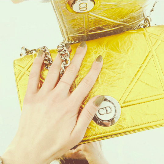 Dior Gold Diorama Flap Bag 2 - Spring 2016