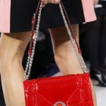 Dior Red Perforated Patent Diorama Flap Bag - Spring 2016
