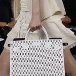 Dior White Embellished Large Tote Bag - Spring 2016