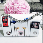 Dior White Paradise Diorama Flap Bag - Cruise 2016