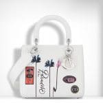 Dior White Paradise Lady Dior Bag