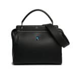 Fendi Black Dot.Com Satchel Bag