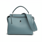 Fendi Light Blue Dot.Com Satchel Bag