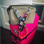 Fendi Milk Dot.Com Bag With Floral Embellished Strap You