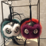 Fendi Multicolor Monster Fur Charms with Beak