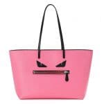 Fendi Pink Monster Medium Roll Tote Bag