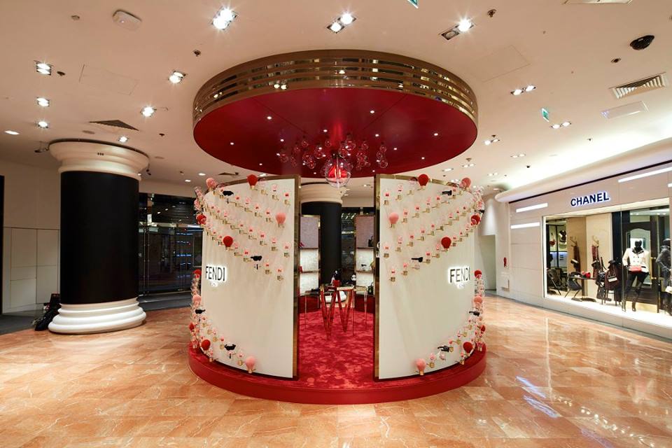 Fendi Opens Pop-up Store at Galeries Lafayette - Spotted Fashion