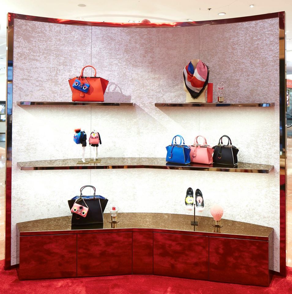 The new Fendi Pop-Up at Galeries Lafayette featuring an exclusive preview  of the Fendi Qu Tweet capsule collection