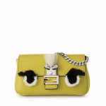 Fendi Yellow Monster Micro Baguette Bag