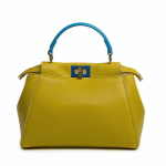 Fendi Yellow/Blue Peekaboo Mini Bag