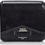 Givenchy Black Bow Cut Chain Wallet