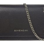 Givenchy Black Large Studs Pandora Chain Wallet