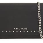Givenchy Black Small Studs Pandora Chain Wallet