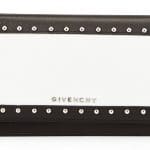Givenchy Black/White Studded Colorblock Pandora Chain Wallet