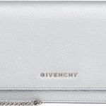 Givenchy Silver Pandora Chain Wallet