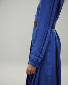 Hermes Blue Dress - Spring 2016
