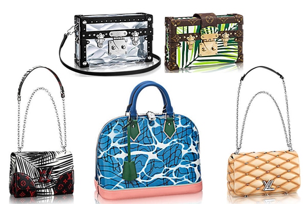 Louis Vuitton Cruise 2016 Bag Collection on featuring Palm Leaves