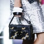 Louis Vuitton Black Epi Chain Printed Petite Malle Bag - Spring 2016