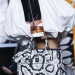 Louis Vuitton Black/White Python Steamer Tote Bag - Spring 2016