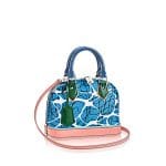 Louis Vuitton Light Blue Aqua Print Epi Alma BB Bag