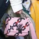 Louis Vuitton Pink/Black Epi Chain Print Twist Bag - Spring 2016