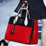 Louis Vuitton Red/Black Steamer Tote Bag - Spring 2016