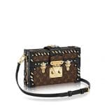 Louis Vuitton Studded Monogram Canvas Petite Malle Bag